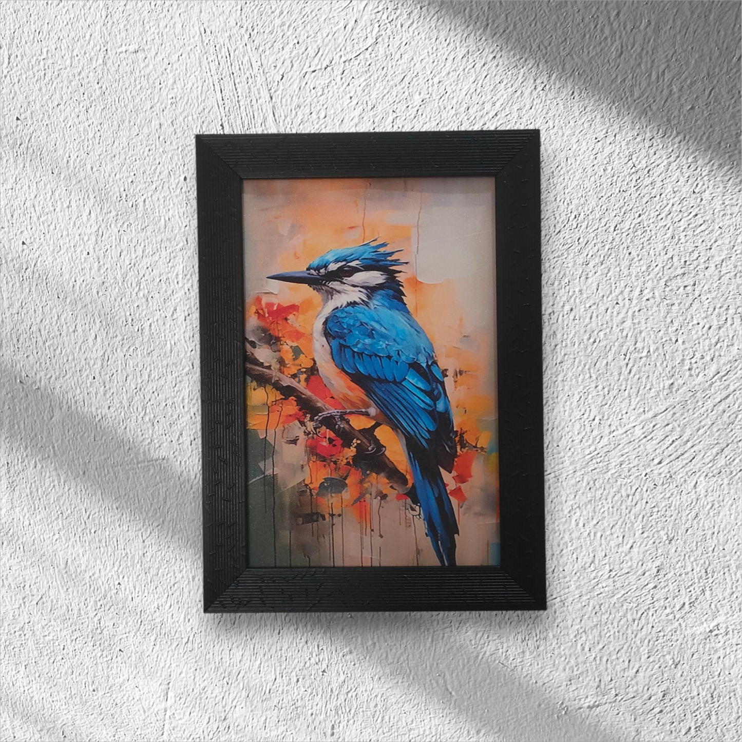 Blue Serenity Bird Art
