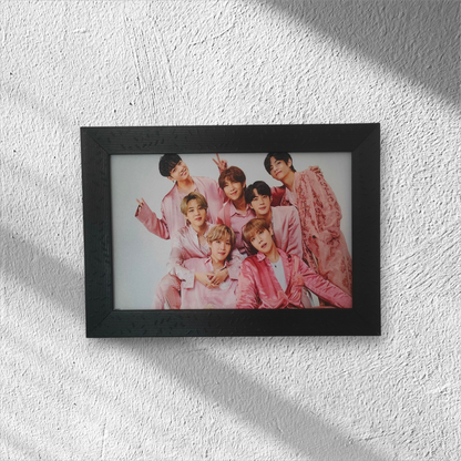 BTS Pink Harmony Poster Art