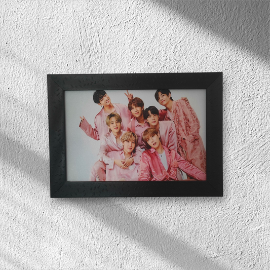 BTS Pink Harmony Poster Art