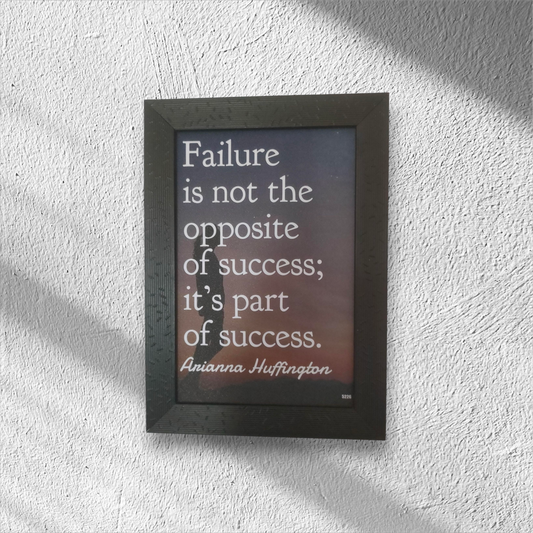 Success Mindset Quote Frame