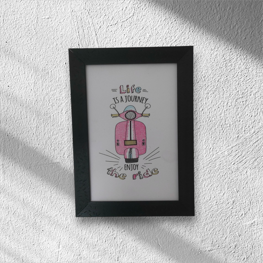 Life Is a Journey Art Frame