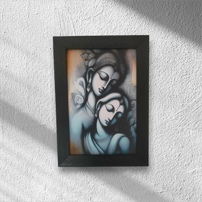 Divine Couple Abstract Art