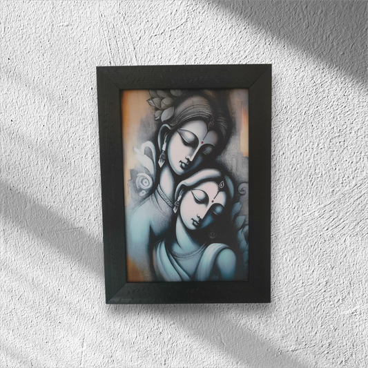 Divine Couple Abstract Art