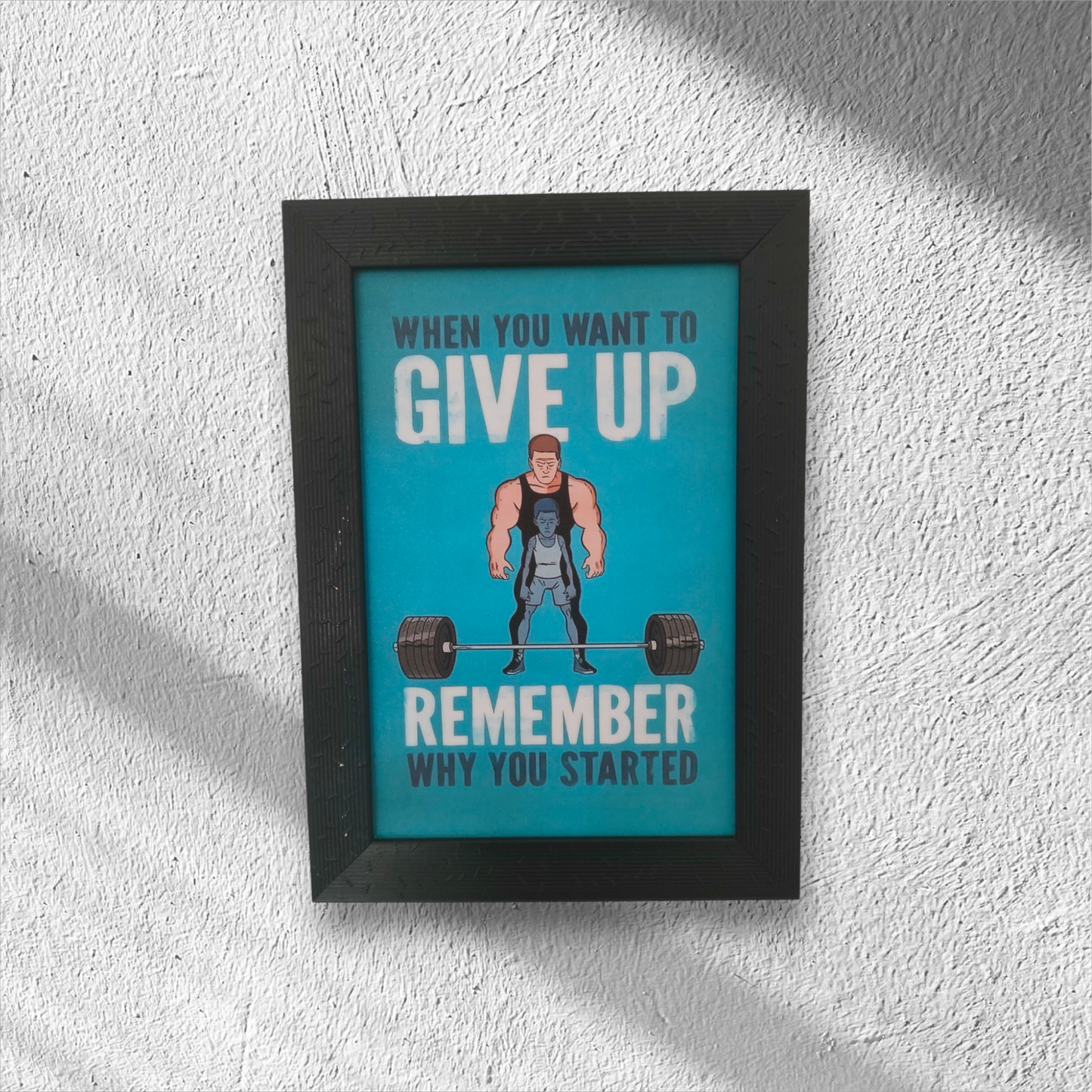 Gym Motivation Quote Art