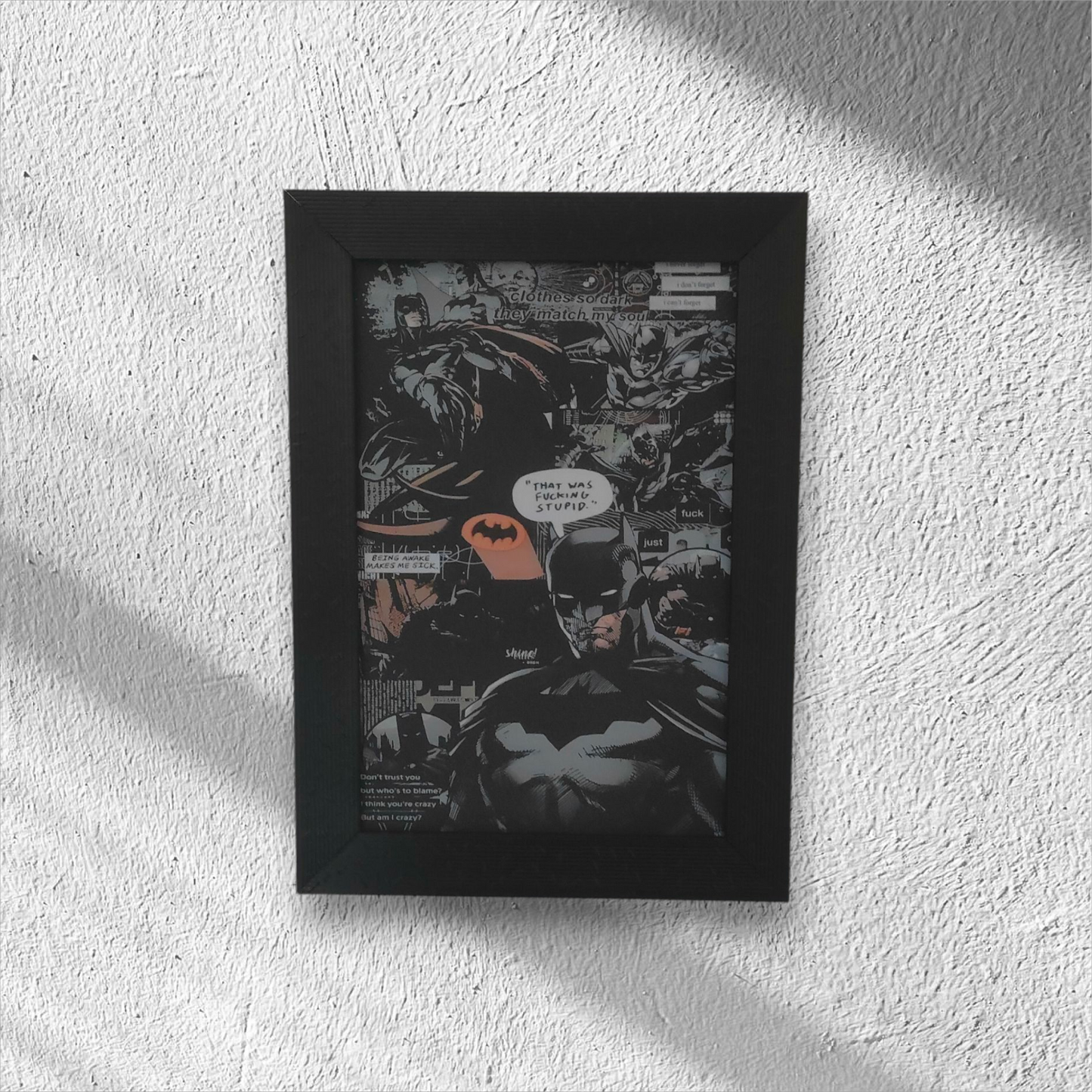 Batman Comic Wall Art