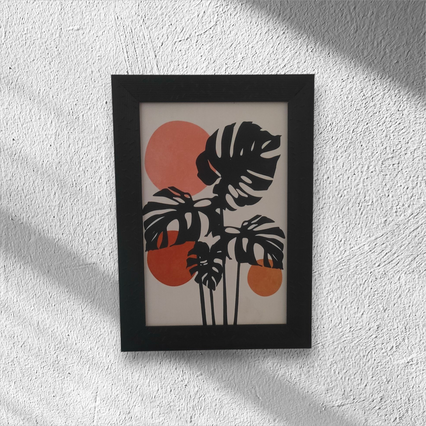 Tropical Leaves Minimal Art