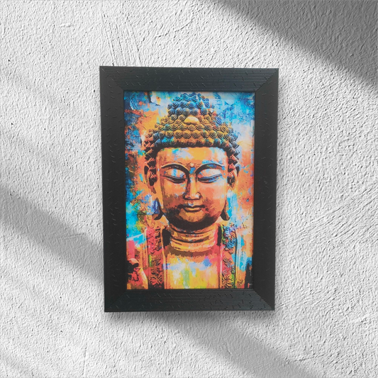 Colorful Buddha Wall Art
