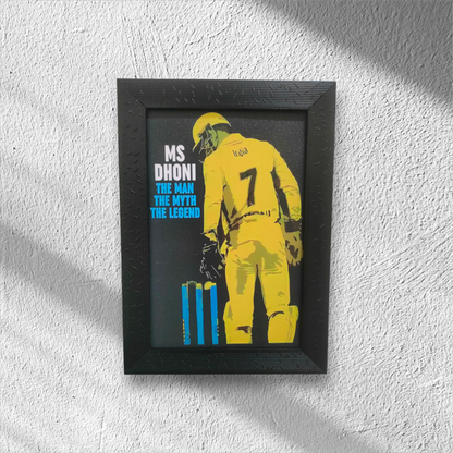 MS Dhoni Inspirational Frame