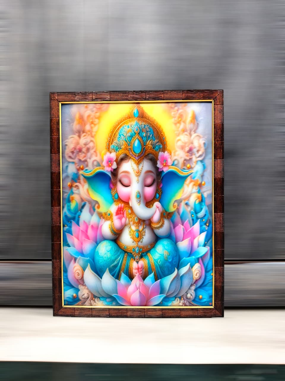 Lord Ganesha 12x16 inches | 3D Lenticular Painting