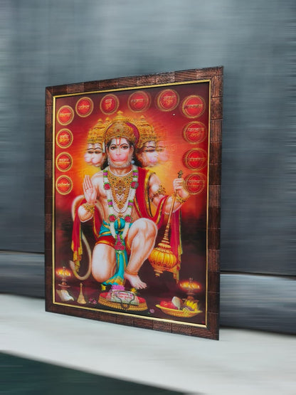 3D Hanuman Painting
