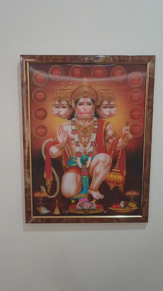 3D Hanuman Painting